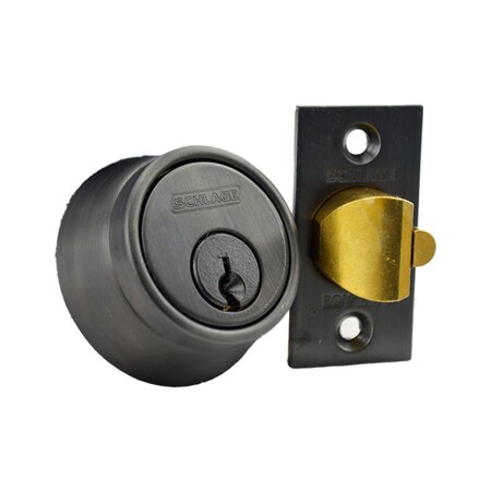 Schlage Commercial Schlage Commercial B252P613 Double Cylinder 6 Pin Deadlatch Deadbolt C Keyway 12103 Latch 10001 B252P613